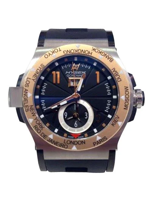 Hysek AB02T02A42-CA01 Abyss Dual Time Gondwana Kol Saati