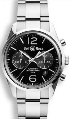 Bell&ross Vıntage Brg.126.bl.st.sst  Kol Saati