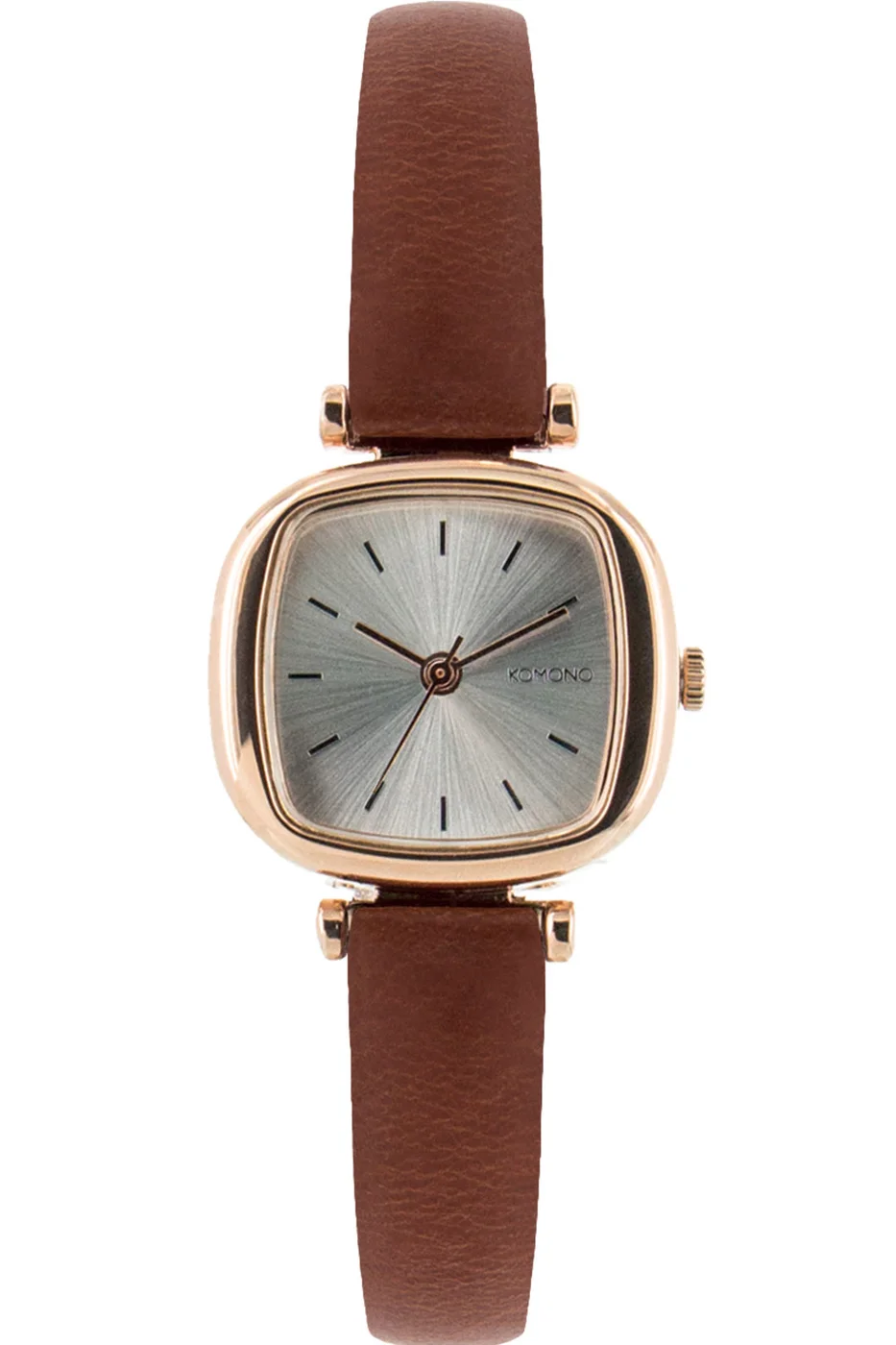 Komono Moneypenny Rose Gold Brown Kol Saati