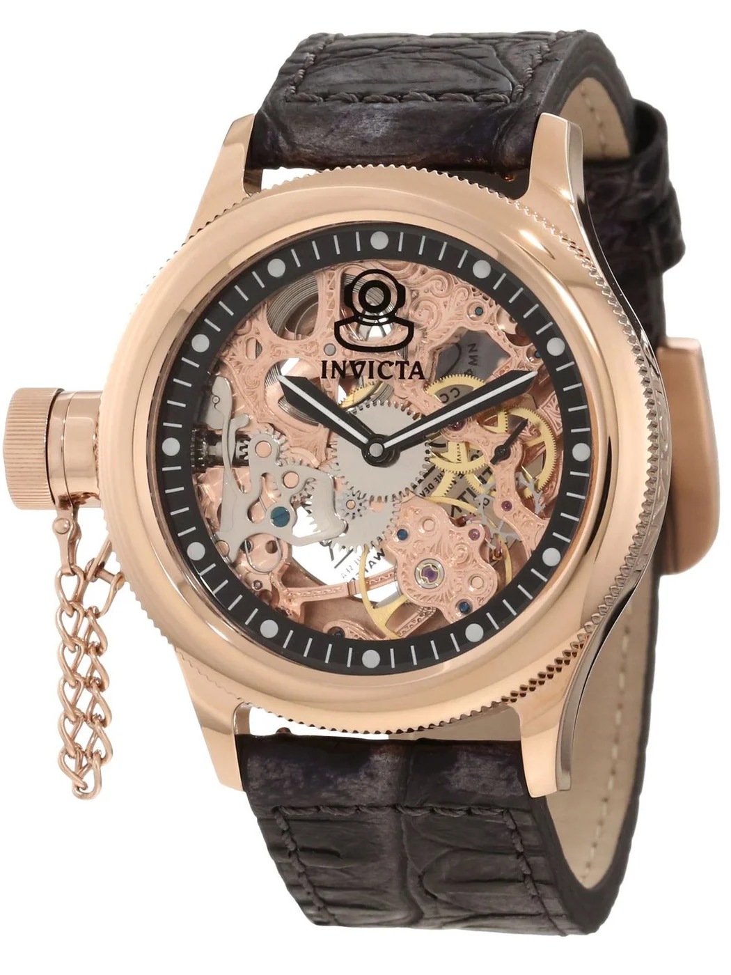 Invicta 110365 Russian Diver Skeleton Midsize Kol Saati