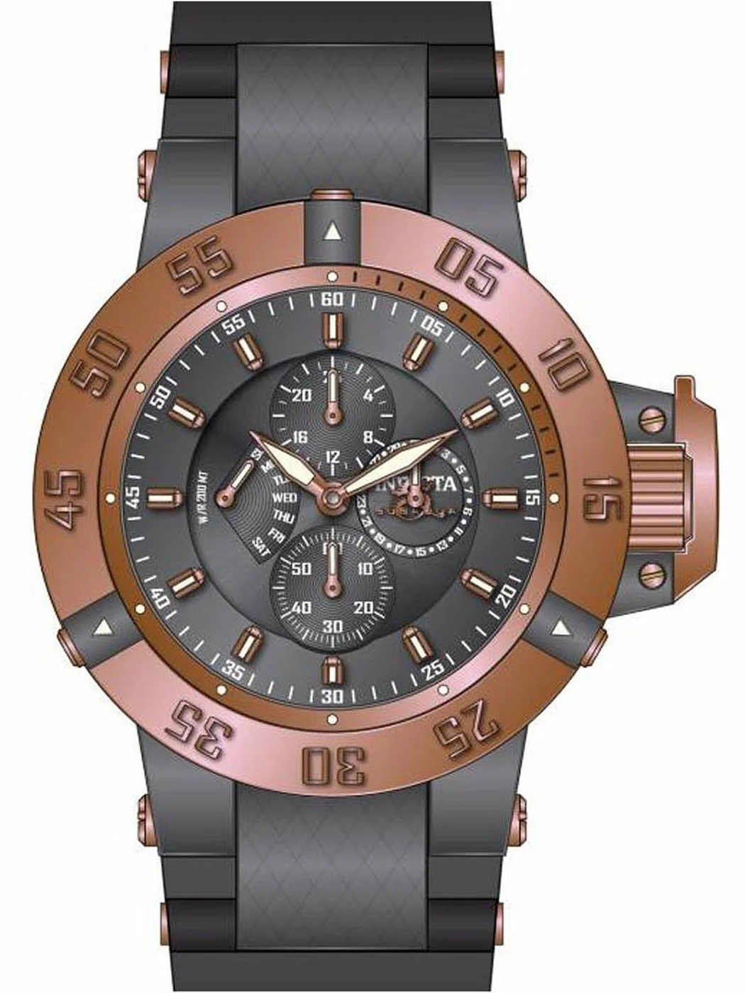 Invicta 117126 Subaqua Noma Iii Anatomic Kol Saati