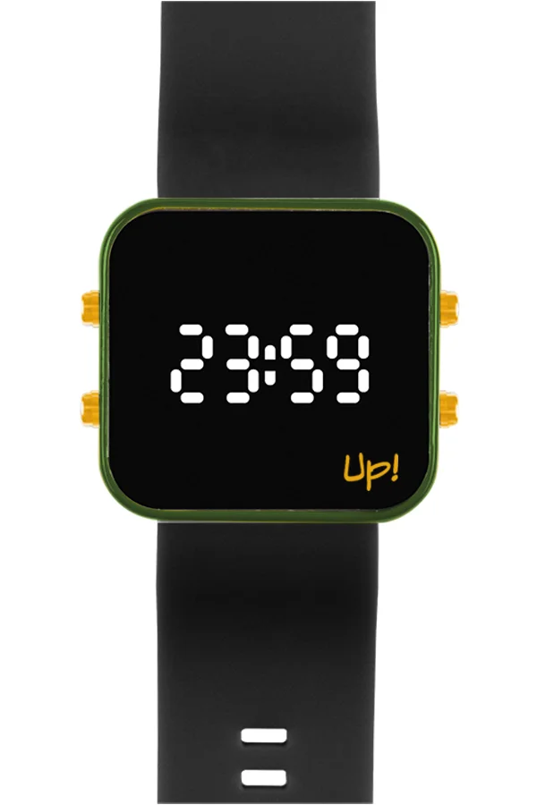 Up! Watch Ggreen&black Unisex Kol Saati