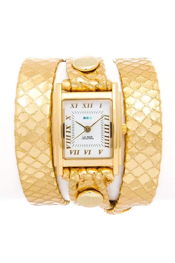 La Mer Collection Gold Snake Saat