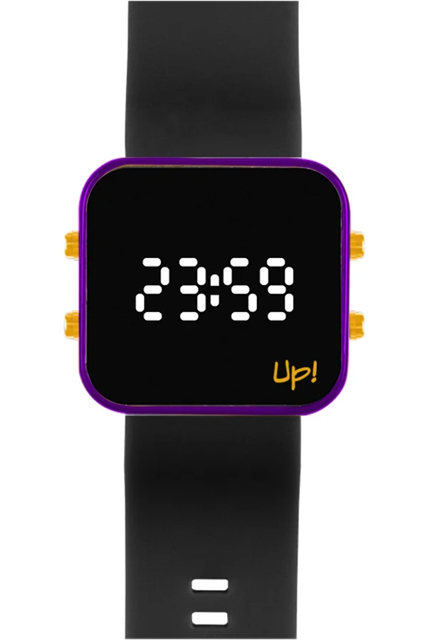 Up! Watch Gpurple&black Unisex Kol Saati