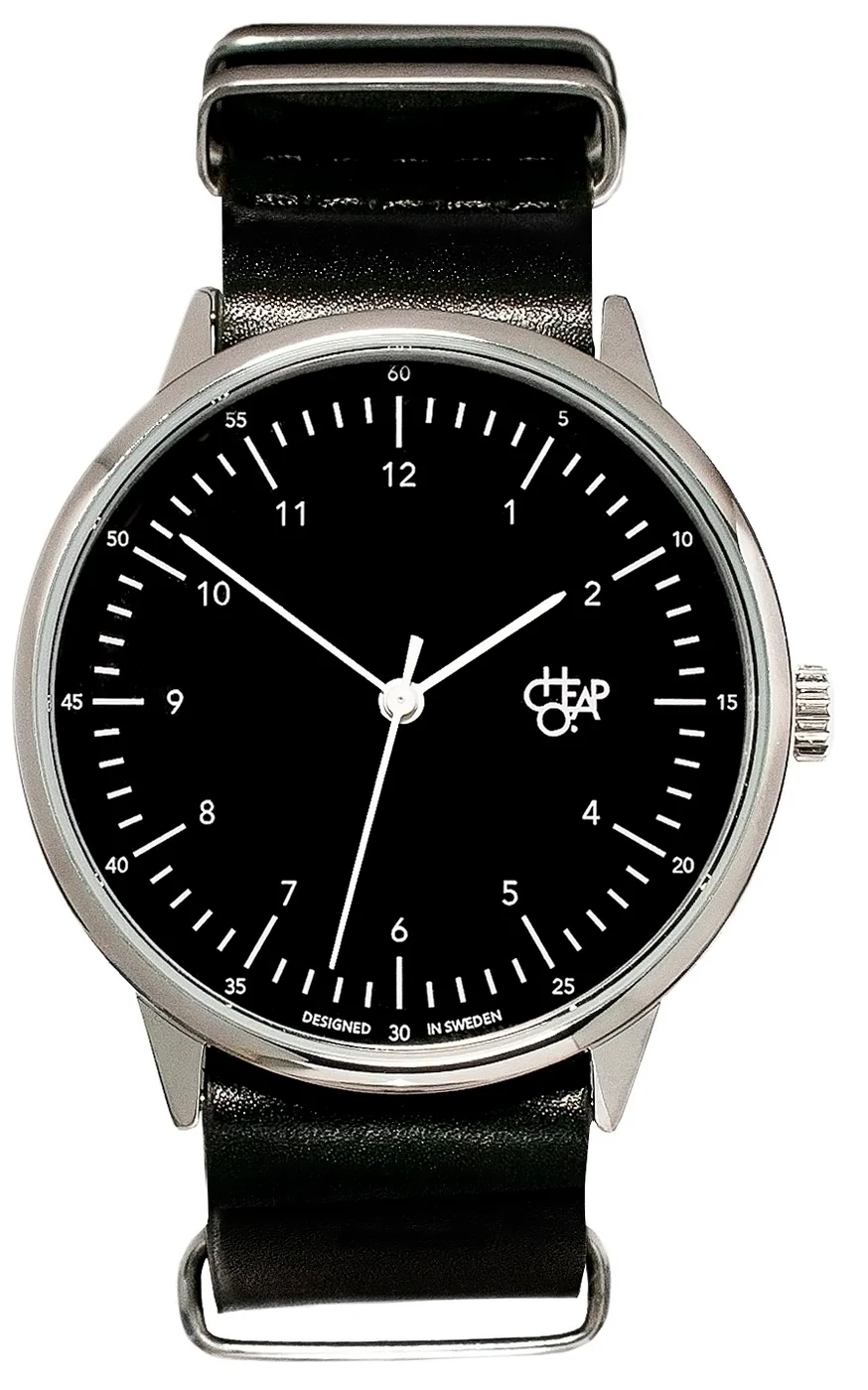 Cheapo Leather Dark Black
