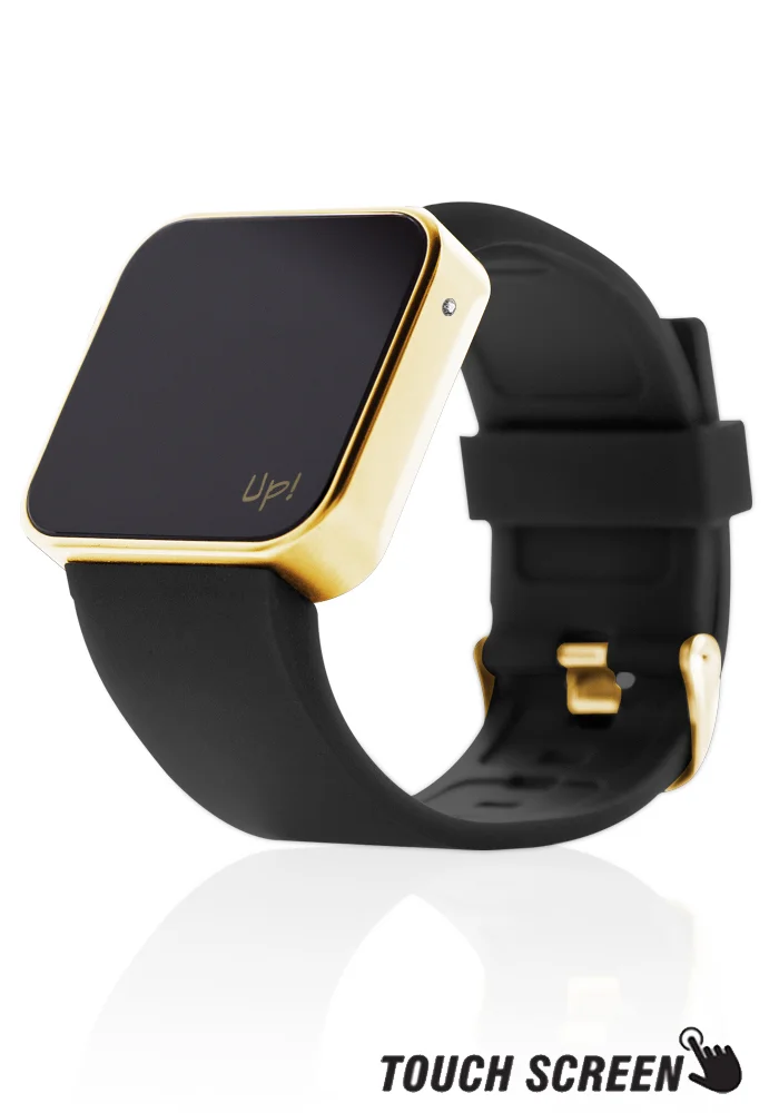 Up! Watch Touch Diamond Shiny Gold & Black