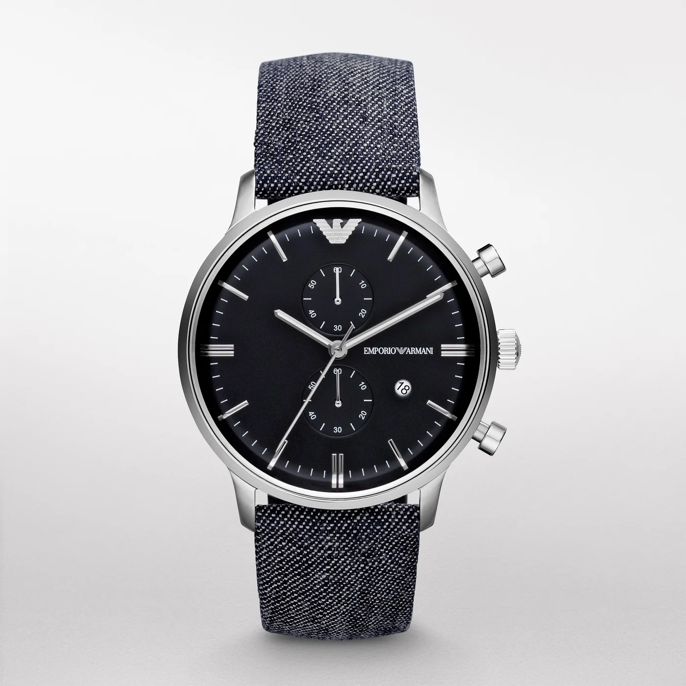 Emporio Armani AR1690 Denim Erkek Kol Saati