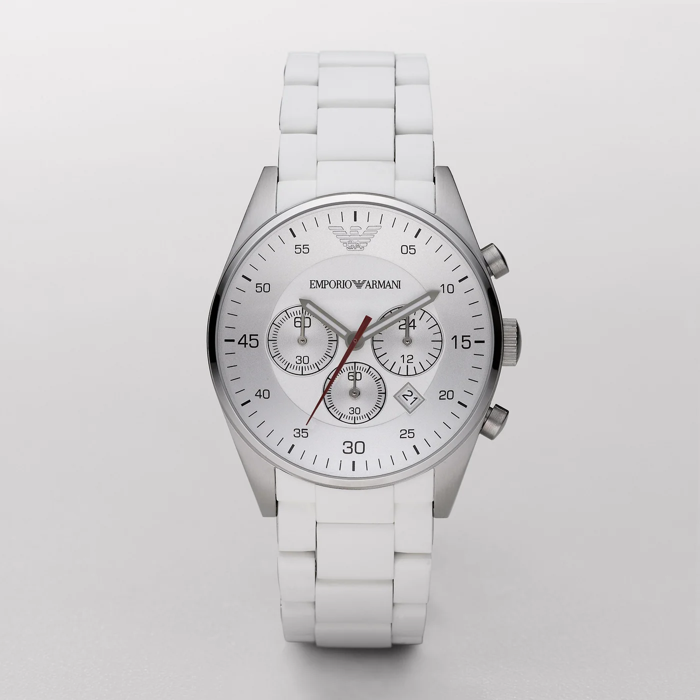 Emporio Armani AR5859 Beyaz Erkek Kol Saati