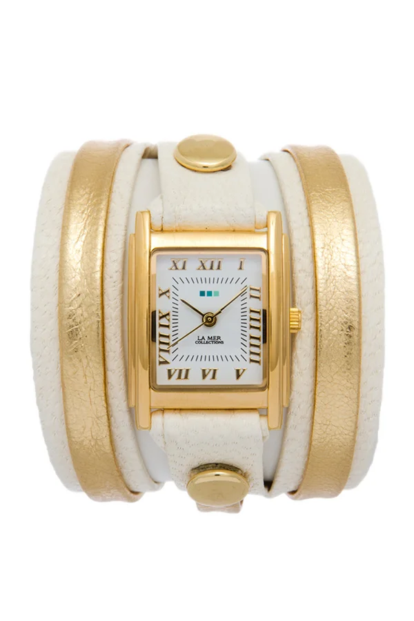 La Mer Collection Beyaz Eggshell Saat