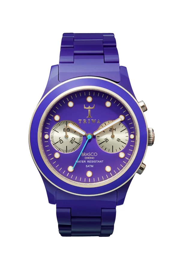 Triwa Purple Rain Basco Chrono Saat