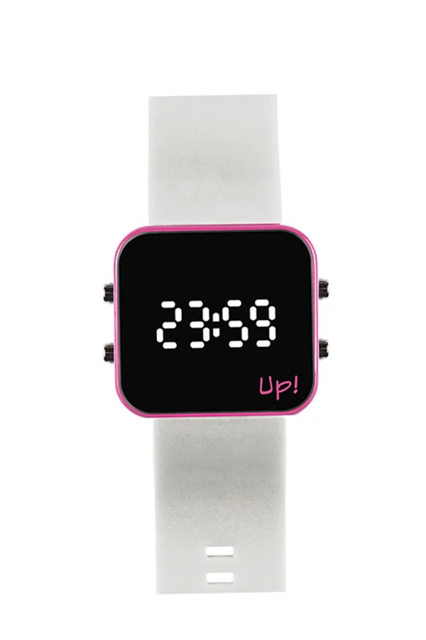 Up! Watch Transparan Pembe Kol Saati