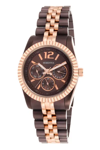 Momentus DW267F-06TF Kahve-Altın Bayan Kol Saati