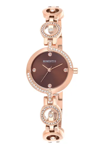 Momentus FJ202R-06SR Bronz-Kahve Bayan Kol Saati