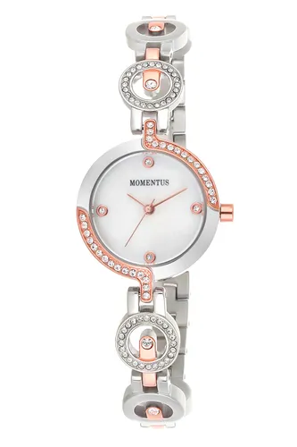 Momentus FJ202T-09SR Gümüş-Bronz Rengi Bayan Kol Saati