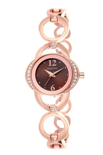 Momentus FJ204R-06SR Bronz-Kahve Bayan Kol Saati