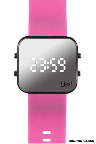 Up! Watch Siyah & Pembe Kol Saati