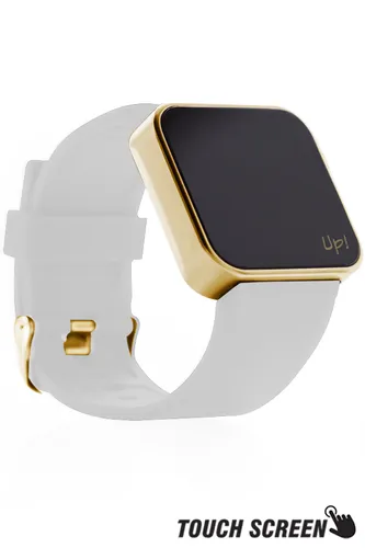 Up! Watch Touch Matte Gold & Beyaz Kol Saati