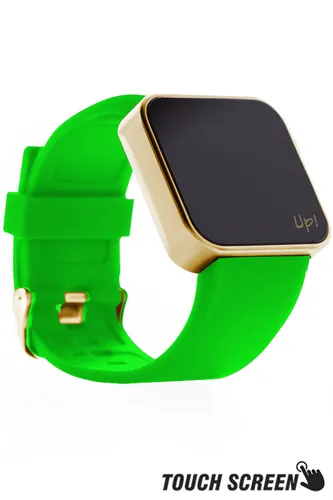 Up! Watch Touch Matte Gold & Yeşil Kol Saati