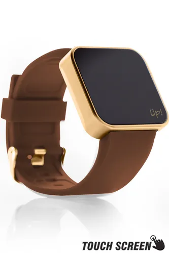 Up! Watch Touch Matte Rose Gold & Kahverengi Kol Saati