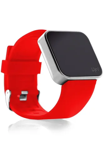 Up! Watch Touch Matte Silver & Kırmızı Kol Saati