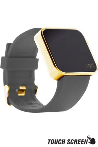 Up! Watch Touch Shiny Gold & Gri Kol Saati
