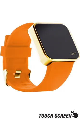 Up! Watch Touch Shiny Gold & Turuncu Kol Saati