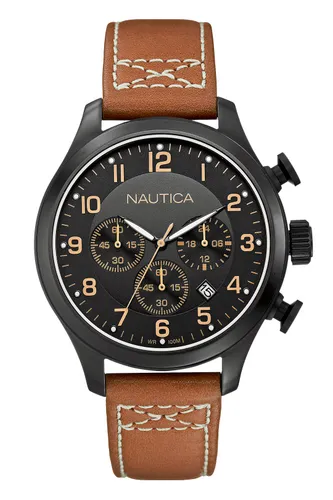 Nautica A16599G Kahverengi/Siyah Erkek Kol Saati