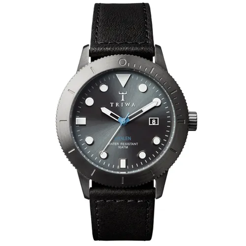 Triwa HVST101 Walter Hvalen Black Sewn C. Kol Saati