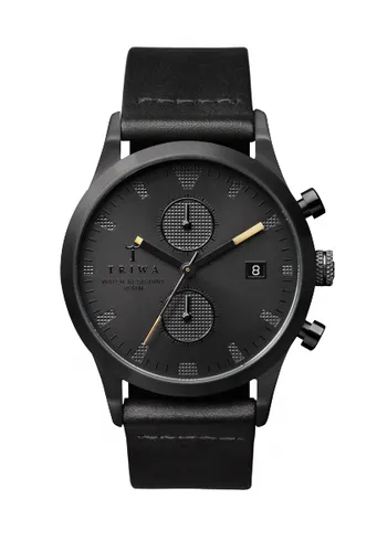 Triwa LCST105 Sort Of Black Chrono Kol Saati