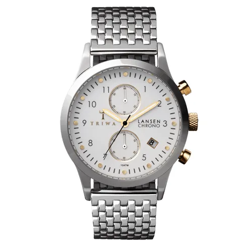 Triwa LCST106 Ivory Lansen C. Steel Brace Kol Saati