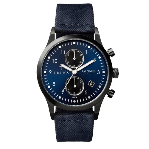 Triwa LCST107 Dusk Lansen C. Navy Canvas C. Kol Saati