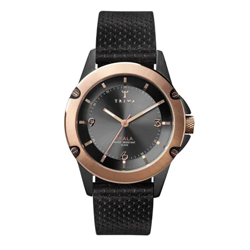 Triwa SKST101 Ebony Skala Black Dots C. Kol Saati