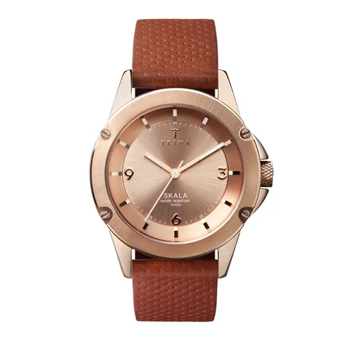 Triwa SKST102 Rose Skale Brown Dots.C Kol Saati