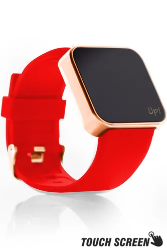 Up! Watch Touch Shiny Rose&amp;red Kol Saati
