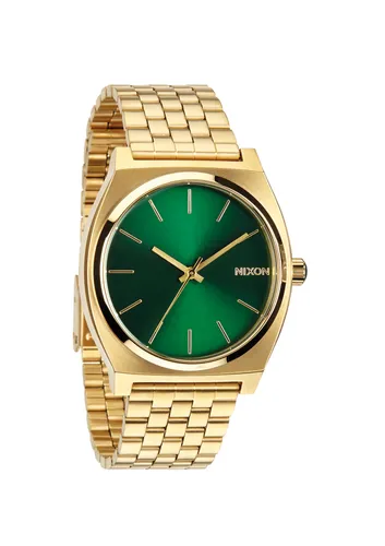 A045-1919 - Nixon Time Teller Gold / Green Sunray Kol Saati -