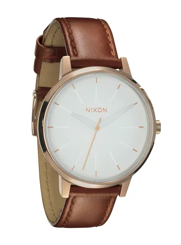 A108-1045 - Nixon Kensıngtonleather Rose Gold/whıte Kol Saati