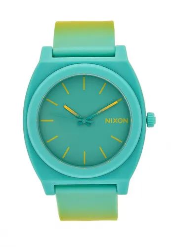 A119-1385 - Nixon Time Teller P Yellow / Teal Fade Kol Saati -