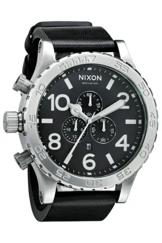 Nixon A124.000 51-30 Chrono Leather Black