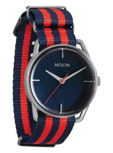 A129-1152 - Nixon Mellor Navy/red Nylon Kol Saati - A129 1152
