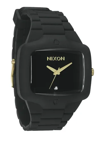 A139-1041 - Nixon Rubber Player Matte Blk/gold Kol Saati - A13