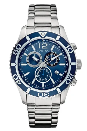 Nautica A16665G Gümüş Rengi Erkek Kol Saati