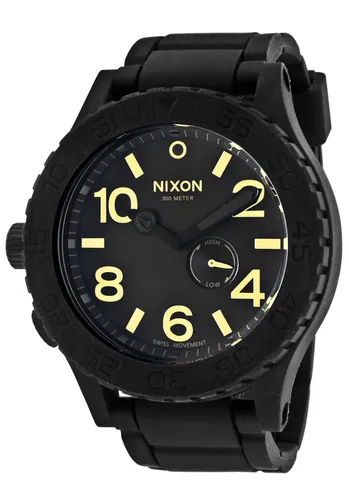 A236-1041 - Nixon The Rubber 51-30 Matte Black/gold Kol Saati