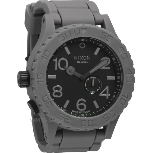 A236-195 - Nixon The Rubber 51-30 Gray/black Kol Saati - A236