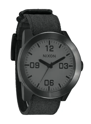 A243-1062 - Nixon Corporal Matte Black/matte Gunmetal Kol Saat