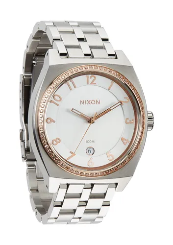 A325-1519 - Nixon Monopoly Silver / Light Gold Crystal Kol Saa