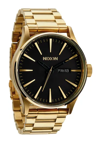 A356-1510 - Nixon Sentry Ss All Gold / Black Kol Saati - A356