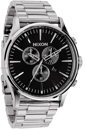 A386-000 - Nixon Sentry Chrono Black Kol Saati - A386 000
