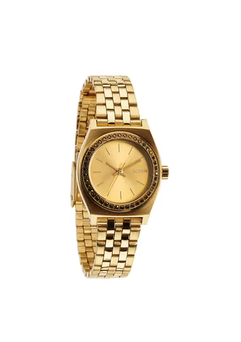 A399-1520 - Nixon Small Time Teller All Gold Crystal Kol Saati