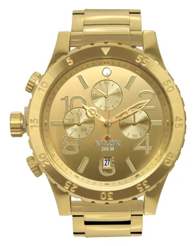 A486-502 - Nixon 48-20 Chrono All Gold Kol Saati - A486 502