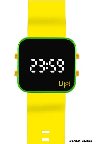 Up! Watch Gngreen&amp;yellow Unisex Kol Saati